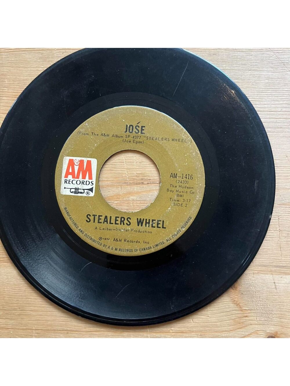 Stealers Wheel - Jose/Stuck in the Middle with You 45rpm VG+ R19